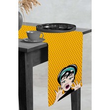 RugViva Masa Örtüsü Ranır Elit Dokuma Leke Tutmaz Tay Tüyü Kumaş 40X140 Cm RNR069