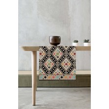 RugViva Tay Tüyü Elit Dokuma Leke Tutmaz Kumaş Masa Örtüsü Ranır 40X140 Cm RNR071