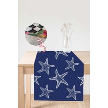 RugViva Elit Dokuma Leke Tutmaz Tay Tüyü Kumaş Masa Örtüsü Ranır 40X140 Cm RNR074