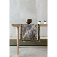 RugViva Tay Tüyü Masa Örtüsü Ranır Elit Dokuma Leke Tutmaz Kumaş 40X140 Cm RNR097