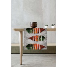 RugViva Tay Tüyü Elit Dokuma Leke Tutmaz Kumaş Masa Örtüsü Ranır 40X140 Cm RNR098