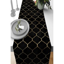 RugViva Tay Tüyü Dokuma Elit Leke Tutmaz Kumaş Masa Örtüsü Runner Fas 40X140 Cm RNR153