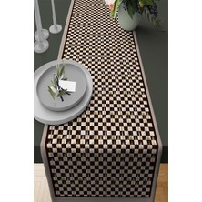 RugViva Leke Tutmaz Elit Tay Tüyü Dokuma Kumaş Masa Örtüsü Runner Mackenzie 40X140 Cm RNR225