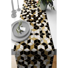 RugViva Petek Runner Elit Tay Tüyü Dokuma Leke Tutmaz Kumaş Masa Örtüsü 40X140 Cm RNR268