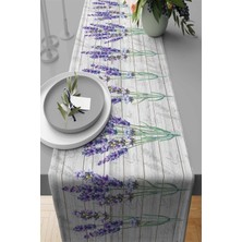 RugViva Runner Masa Örtüsü Elit Tay Tüyü Dokuma Leke Tutmaz Kumaş Lavanta 40X140 Cm RNR345
