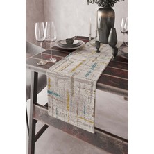 RugViva Runner Masa Örtüsü Elit Tay Tüyü Dokuma Leke Tutmaz Kumaş Style 40X140 Cm RNR411