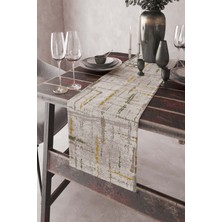 RugViva Tay Tüyü Dokuma Elit Leke Tutmaz Kumaş Masa Örtüsü Runner Style 40X140 Cm RNR407