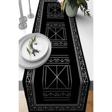 RugViva Dokuma Leke Tutmaz Etnik Desen Elit Tay Tüyü Kumaş Masa Örtüsü Runner 40X140 Cm RNR431
