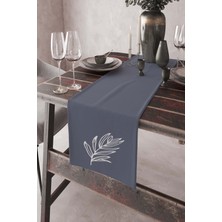 RugViva Masa Örtüsü Ranır Elit Tay Tüyü Dokuma Leke Tutmaz Kumaş 40X140 Cm RNR032