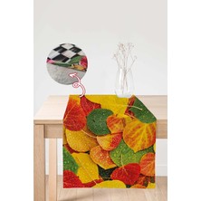 RugViva Tay Tüyü Masa Örtüsü Ranır Elit Dokuma Leke Tutmaz Kumaş 40X140 Cm RNR070