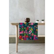 RugViva Elit Leke Tutmaz Tay Tüyü Dokuma Kumaş Masa Örtüsü Ranır 40X140 Cm RNR102