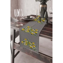RugViva Tay Tüyü Elit Dokuma Leke Tutmaz Kumaş Masa Örtüsü Runner 40X140 Cm RNR116