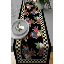 RugViva Mackenzie Leke Tutmaz Elit Tay Tüyü Dokuma Kumaş Masa Örtüsü Runner 40X140 Cm RNR222