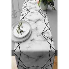 RugViva Dokuma Leke Tutmaz Prizma Elit Tay Tüyü Kumaş Masa Örtüsü 40X140 Cm RNR421