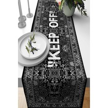 RugViva Keep Off Tay Tüyü Dokuma Elit Leke Tutmaz Kumaş Masa Örtüsü 40X140 Cm RNR453