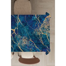 RugViva Leke Tutmayan Dokuma Elit Yıkanır Leke Tutmayan Kumaş Mermer Desen Masa Örtüsü MSO261