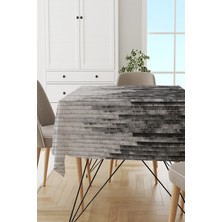 RugViva Leke Tutmayan Dokuma Elit Yıkanır Leke Tutmayan Kumaş Deri Görünümlü Masa Örtüsü MSO417