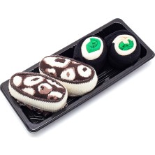 Too'b Sushi Nigiri Ahtapot Maki Salatalık Desenli  Renkli Çorap 2 Çift