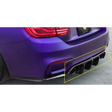 Buum Garaj Bmw M3 2012-2018 F80 Vorsteiner Difüzör Piano Black (Plastik)