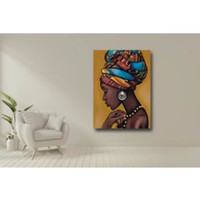 Bestablo Afrikalı Kadın Kanvas Tablo