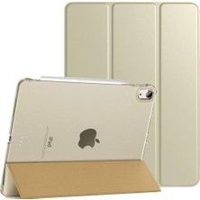 MTK Moveteck Apple Ipad Air 4 Air 5 2020 2022 10.9inç Uyumlu M1 Çipli Kapaklı Katlanabilir Ince Tasarım Uyku Modlu Smart Cover Standlı Case