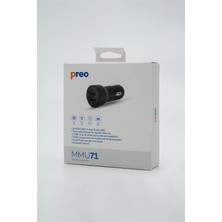 Preo Duo 10W Araç Şarj Aleti-Siyah