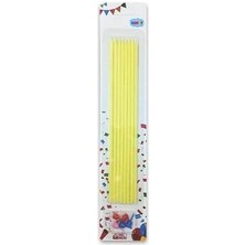 Çıtı Pıtı Store Sarı Mum 7'li 18 cm