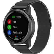 Basias Huawei Watch Gt2 GT2E Gt2 Pro Gt3 Gt3 Pro  46MM Mıknatıslı Hasır Metal Kayış Kordon