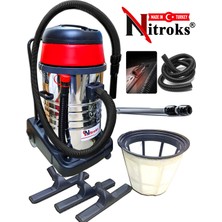 Nitroks 3 Motorlu Profesyonel Koltuk Yıkama ve Koltuk Fırçalama Makinası Full Set %100 Bakır Sargılı Motorlar