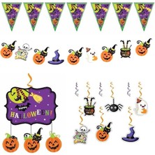 Happy Halloween Cadılar Bayramı Asma Süs Set