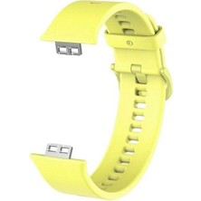 Huawei Watch Fit Akıllı Saat ile Uyumlu Tokalı Silikon Kordon Kayış