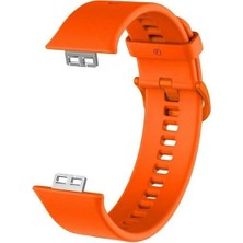 Huawei Watch Fit Akıllı Saat ile Uyumlu Tokalı Silikon Kordon Kayış