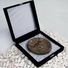 Sermo Yuvarlak Mermer Tütsülük -Seagrass (Yeşil/bordo)