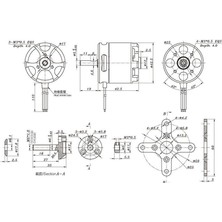 Sunnysky X3520 520KV Fırçasız Drone Motoru