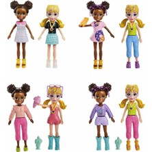 Polly Pocket Minik Lezzetler Dondurma Arabası: Polly ve Shani (10 Cm), İkramlar, Giysiler ve Aksesuarların Da Dil Olduğu 18'Den Fazla Parça, 4 Yaş ve Üzeri İçin Hhx77