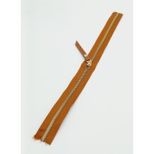 Angel Çanta Aksesuar Gerçek Deri Başlıklı Taba Fermuar 40 cm Light Gold Metal