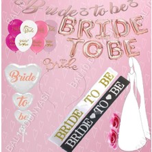 Best Parti Bride To Be Rose Gold Balon Set Bekarlığa Veda Partisi Set-9