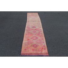 Kayra Export Kayra E x port Eskitme Halı, Türk Halısı, Halı, 82 x 374 cm Pempe Halı, Kabilesı Mutfak Halı, Bahçe Koridor Halı,  52