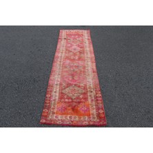 Kayra Export Eskitme Halı, Türk Halısı, Halı, 77  x  249 cm Pempe Halı, Yün Merdiven Halı, Kabilesı Koridor Halı,  52