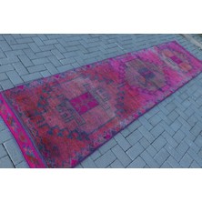 Kayra Export Kayra E x port Eskitme Halı, Türk Halısı, Halı, 92 x 364 cm Pempe Halı, El Yapımı Mutfak Halı, Merdiven Halı,  6599