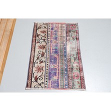 Kayra Export Kayra E x port Türk Halısı, Eskitme Halı, Halı, 64 x 92 cm Mavi Halı, Bahçe Araba Paspası Halı,  Mutfak Halı,  9046