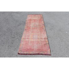 Kayra Export Kayra E x port Türk Halısı, Eskitme Halı, Halı, 89 x 259 cm Pempe Halı,  Koridor Halı, Organik Koridor Halı,  7104