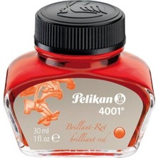 Pelikan 4001 Dolma Kalem Mürekkebi 30 Ml. Kırmızı + Mavi