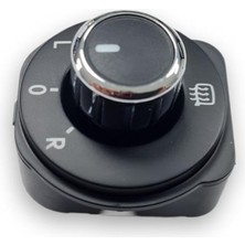 After Vw Volkswagen Polo 2010-2014 Dış Dikiz Aynaları Ayarlama Düğmesi Kolu Krom Tip 6R1959565F