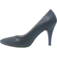 Gizem 366-22K Deri Ince Topuk Stiletto Kadın Ayakkabı