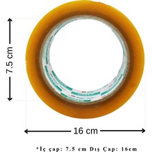 Nuga 5’li Nuga Şeffaf Koli Bandı 45 mm x 100 Metre 38 Mikron Akrilik (5 Adet)