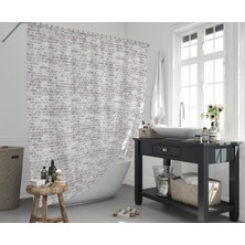 Zethome Jackline Banyo Duş Perdesi 1406 Tek Kanat 1X120X200