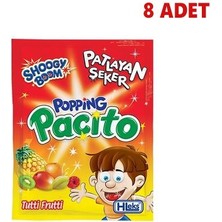 Nostaljik Lezzetler Hleks Popios Pat Layan Şeker Tutti Frutti (8 Adet)