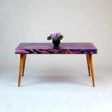 Entema Doğal Ağaç Masif Kütük Orta Sehpa (60CM x 150CM) Ağaç Ayak