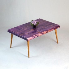 Entema Doğal Ağaç Masif Kütük Orta Sehpa (60CM x 150CM) Ağaç Ayak